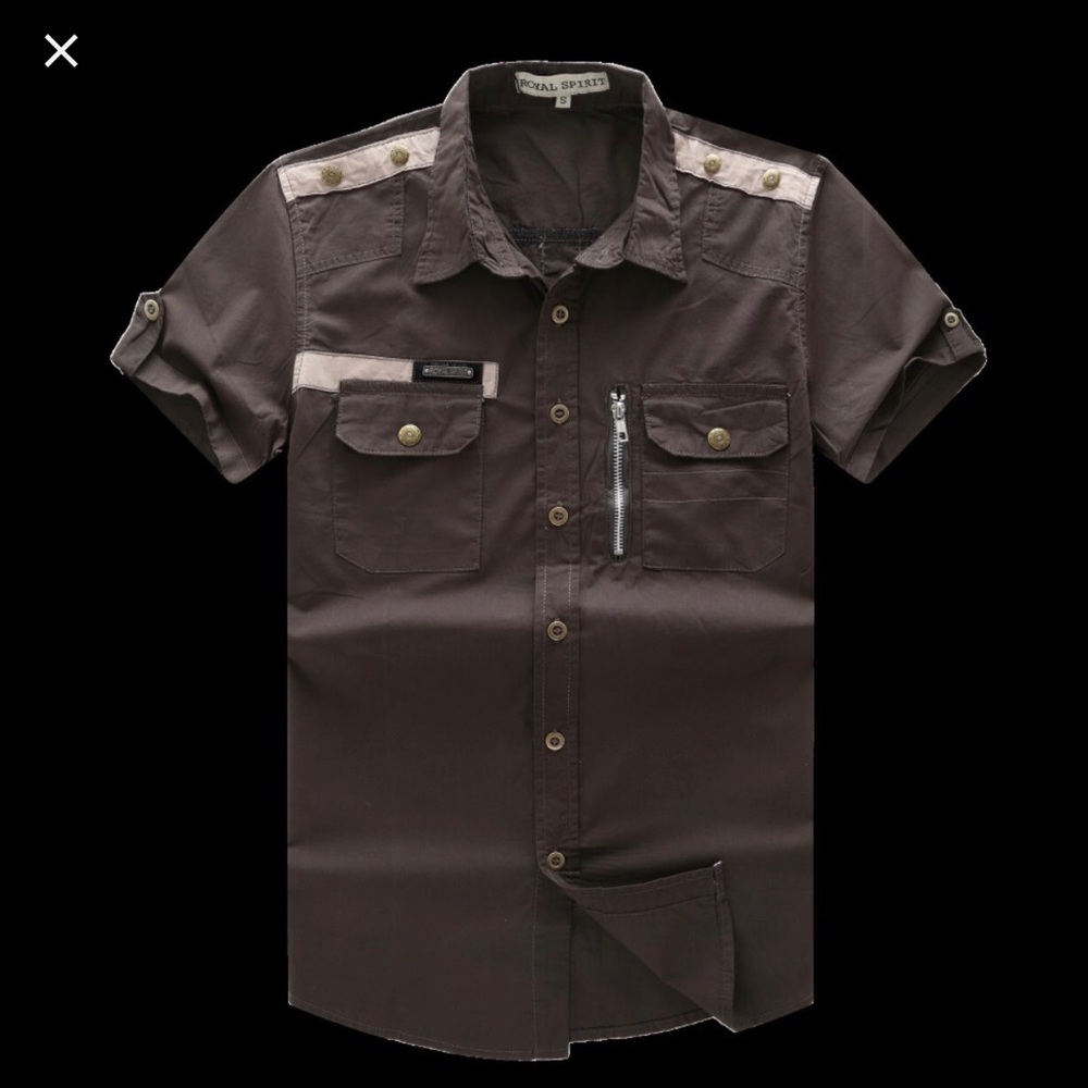 Royal Spirit Cotton Short Sleeve Shirt